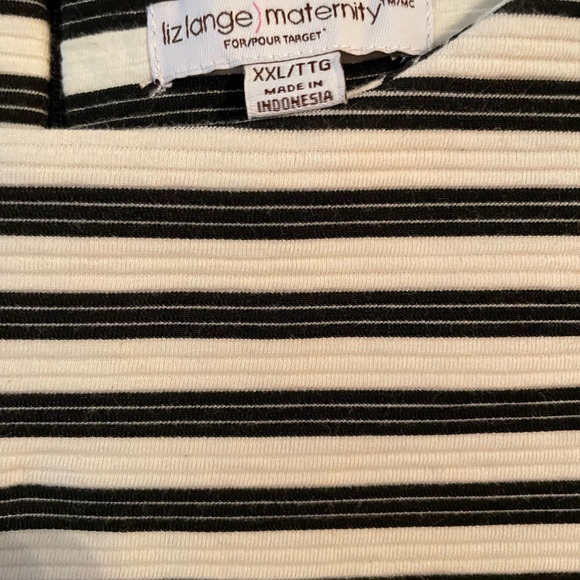 Liz Lange Maternity Sleeveless Stripe Dress - Picture 6 of 6
